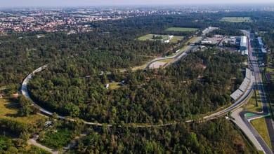 vue arérienne du circuit de bresse