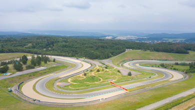 photo aérienne du circuit de de la ferte gaucher