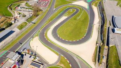 vue arérienne du circuit de folembray
