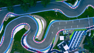 vue arérienne du circuit du bourbonnais