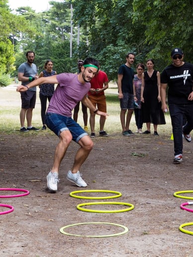 team building bois de boulogne